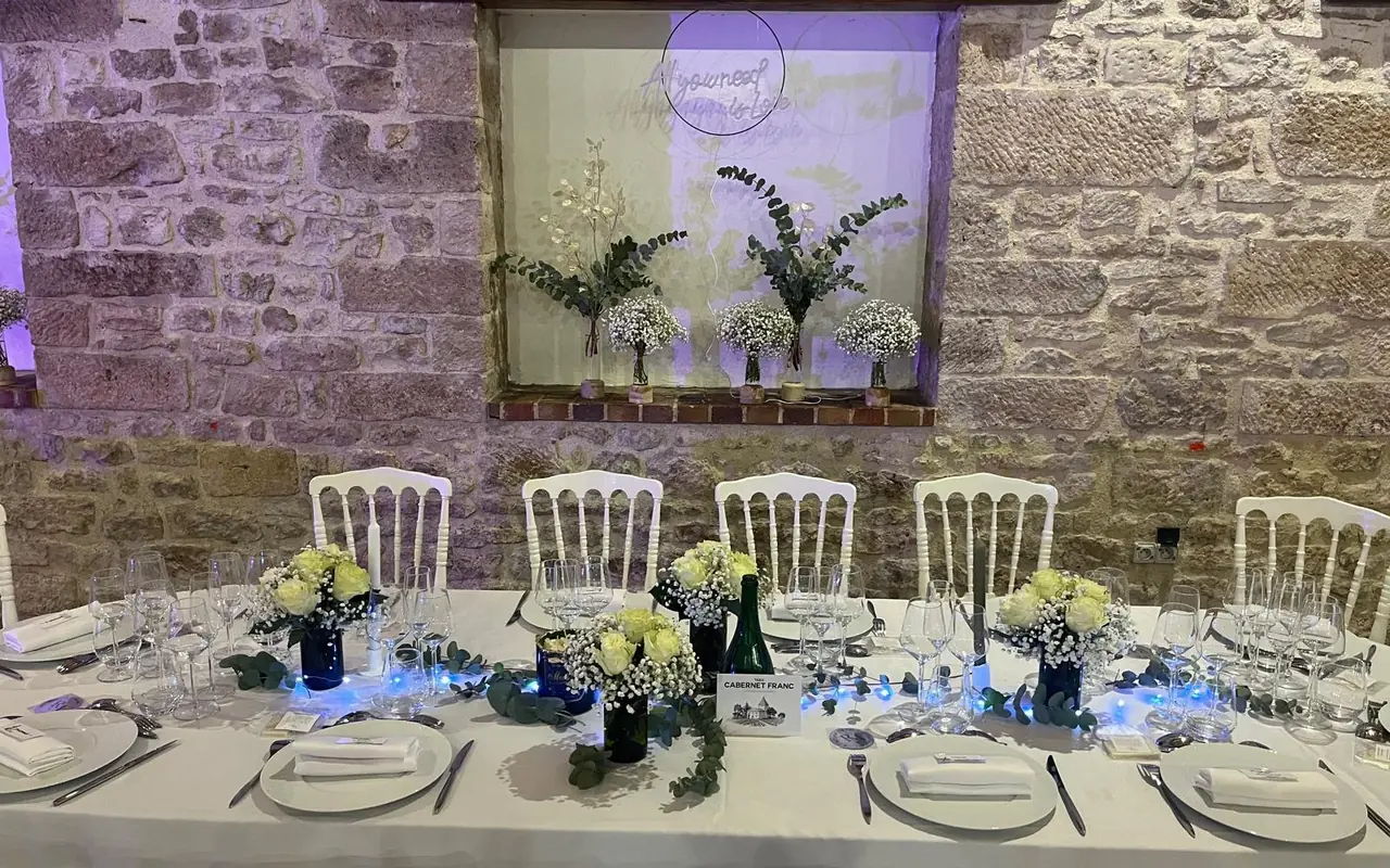 Table des mariés