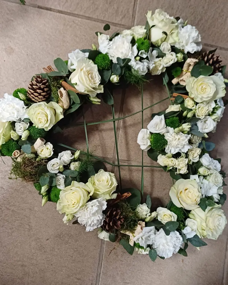 Cœur ouvert blanc