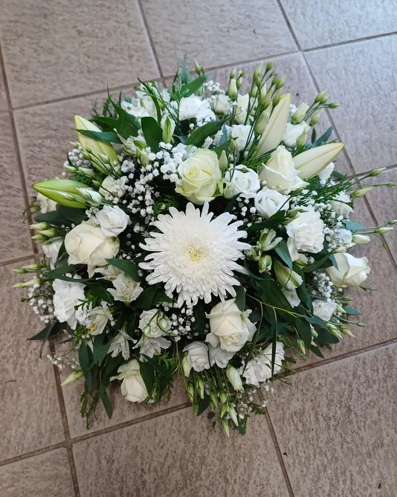 Coussin blanc