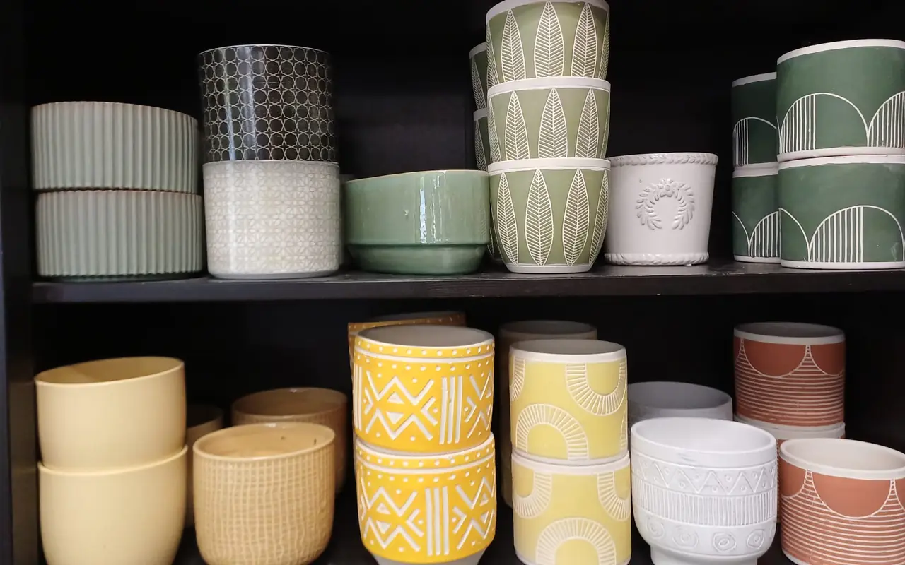 Cache-pots en céramique