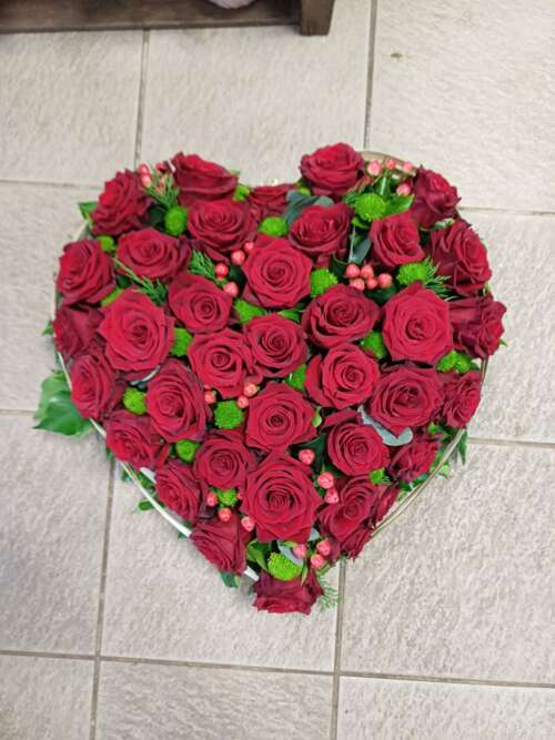 Coeur de deuil grand format