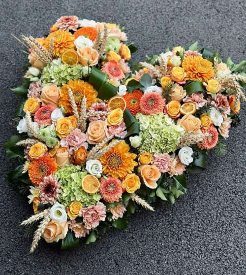 Coeur de deuil grand format